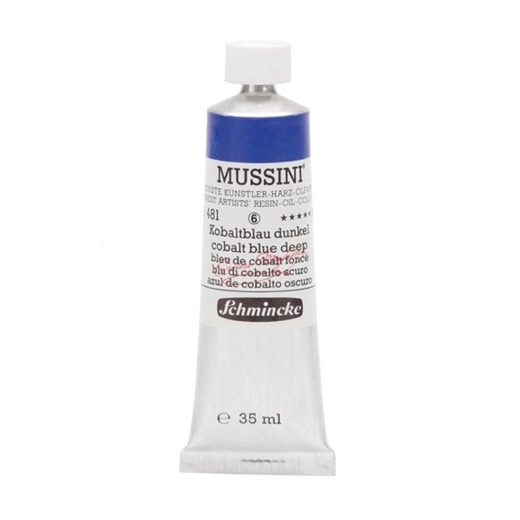 Mussini Oil Color Paint 35Ml Series 6 481-Dark Cobalt Schmincke - Picture 5 of 7